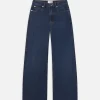 Le Low Baggy Wide Leg in Blindspot Raw Fray