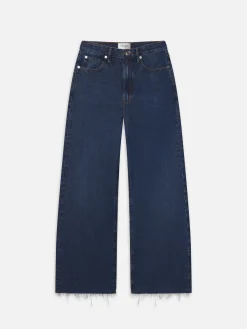 Le Low Baggy Wide Leg in Blindspot Raw Fray