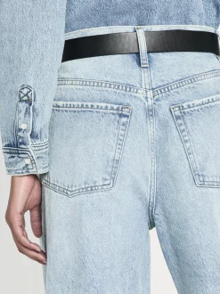 Le Low Baggy Wide Leg in Fizz Indigo