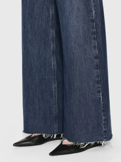 Le Low Baggy Wide Leg in Blindspot Raw Fray