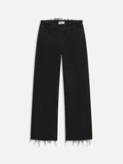 Le Low Baggy Wide Leg Cut Off in Inkwell