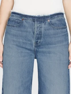 Le Low Baggy Wide Leg Cut Off in Crosbie