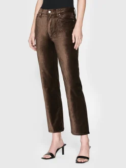 Le Sleek Straight Velveteen in Peppercorn Velvet