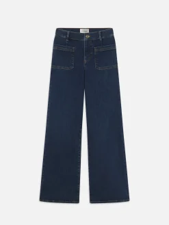 Le Slim Palazzo Bardot Pocket in Cursive