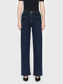 Le Slim Palazzo Bardot Pocket in Cursive