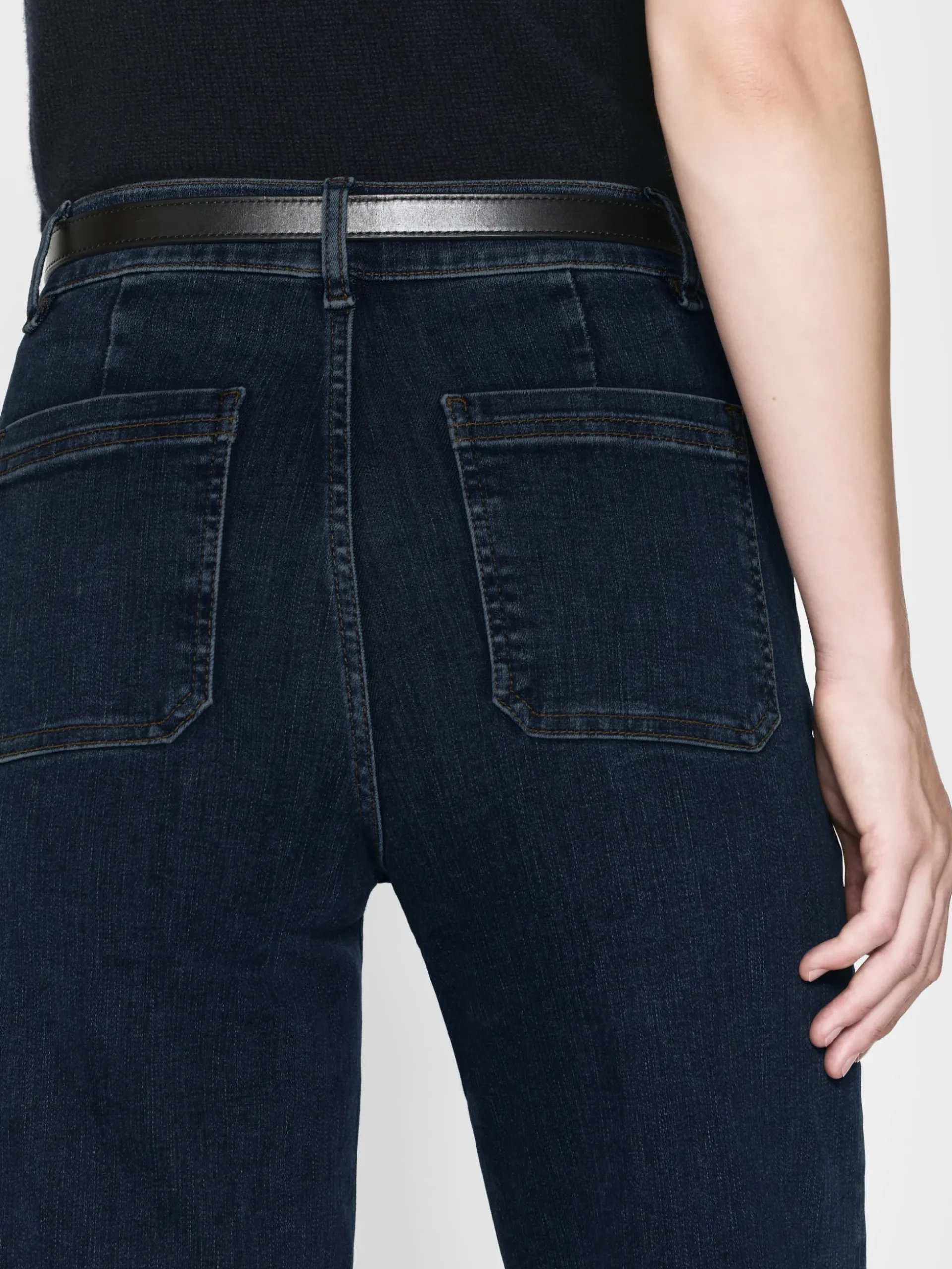 Le Slim Palazzo Bardot Pocket in Cursive