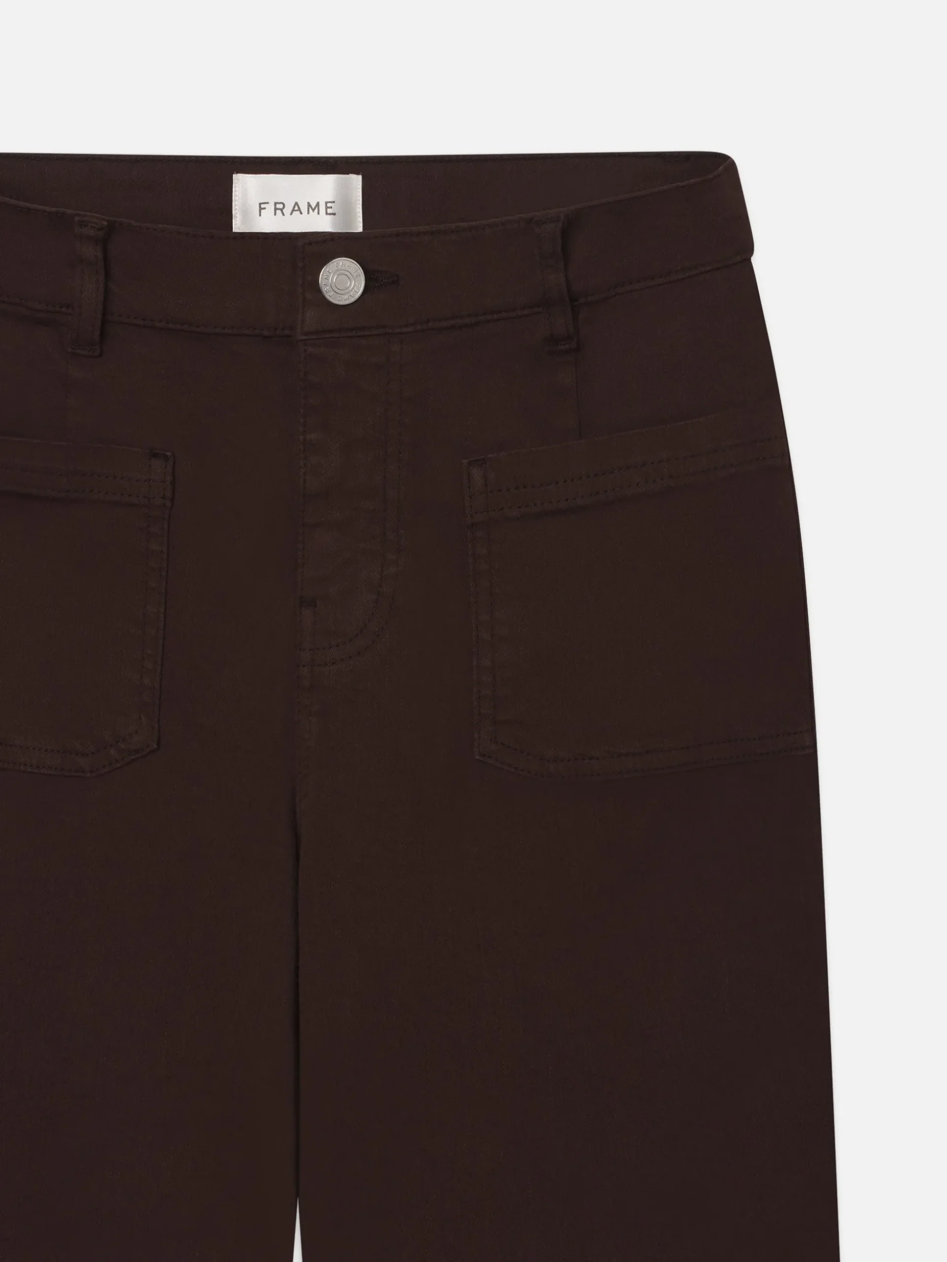 Le Slim Palazzo Bardot Pocket in Espresso