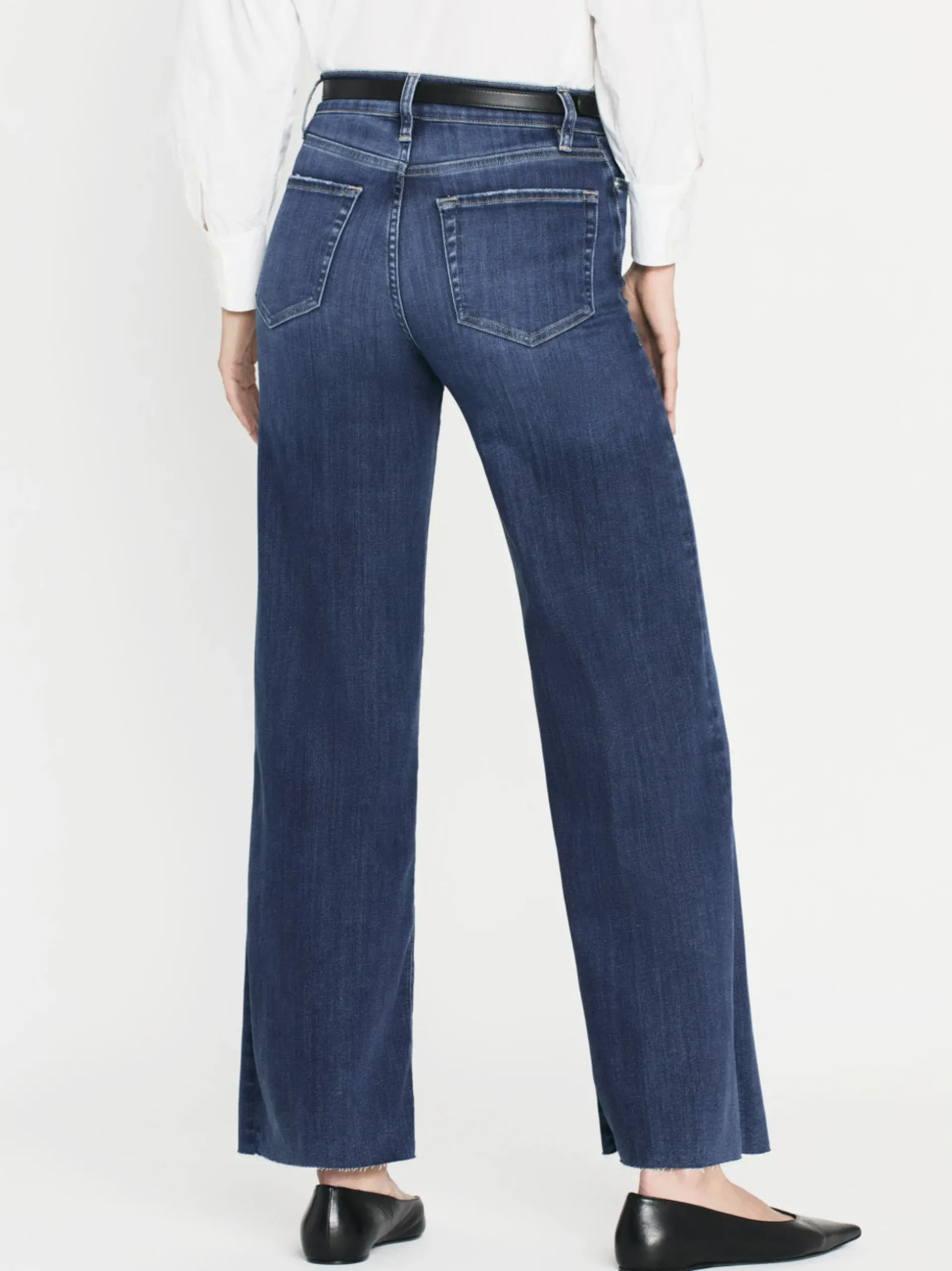Le Slim Palazzo Raw After in Lupine