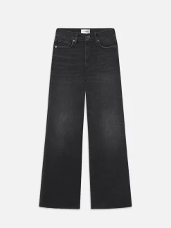 Le Slim Palazzo Raw Fray in Claudius