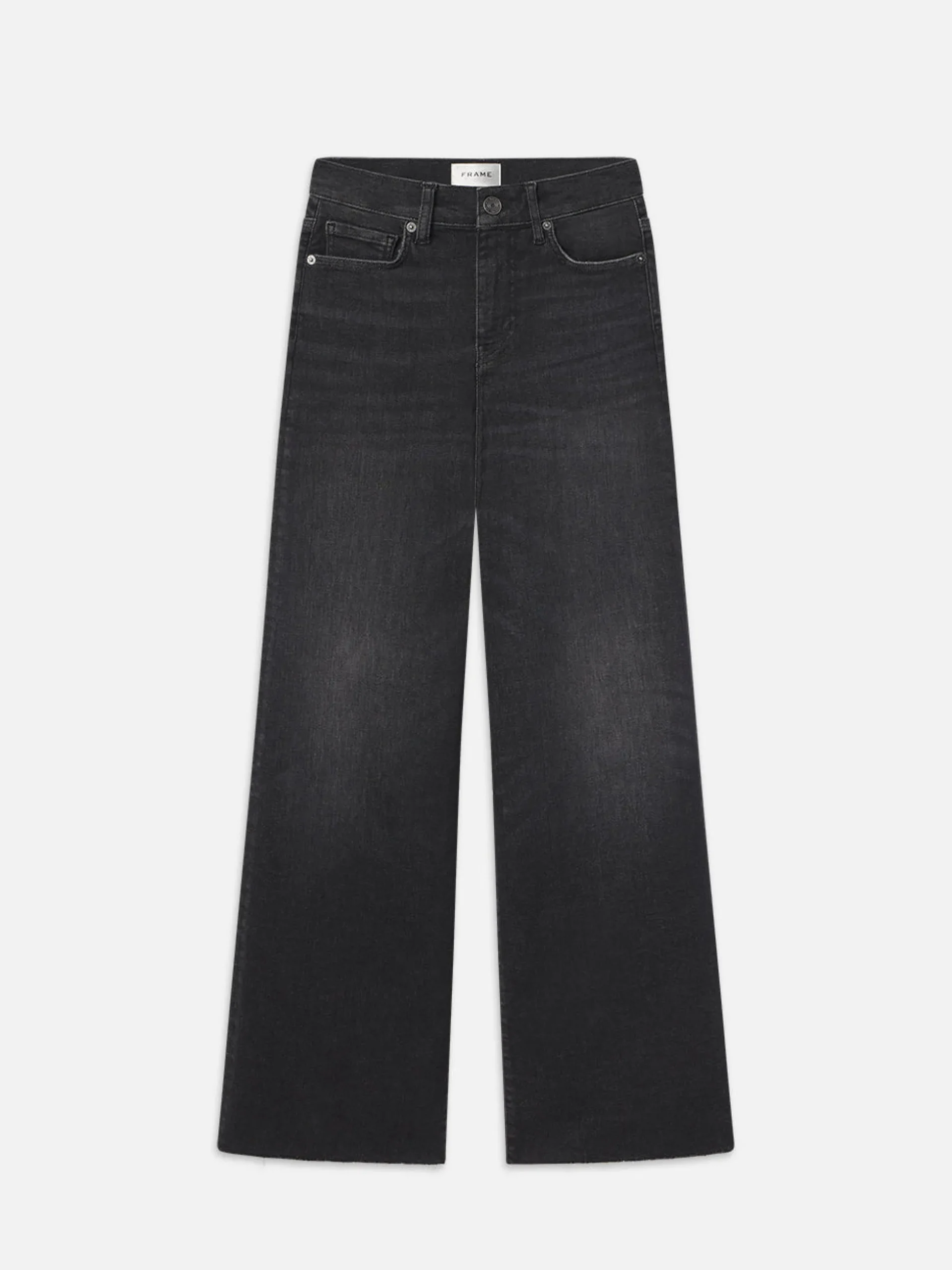 Le Slim Palazzo Raw Fray in Claudius