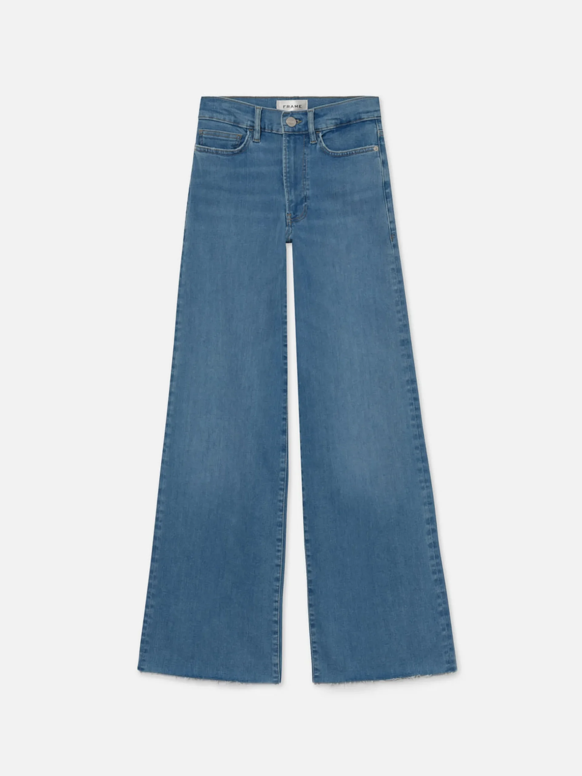 Le Slim Palazzo Raw Fray in Clearwater