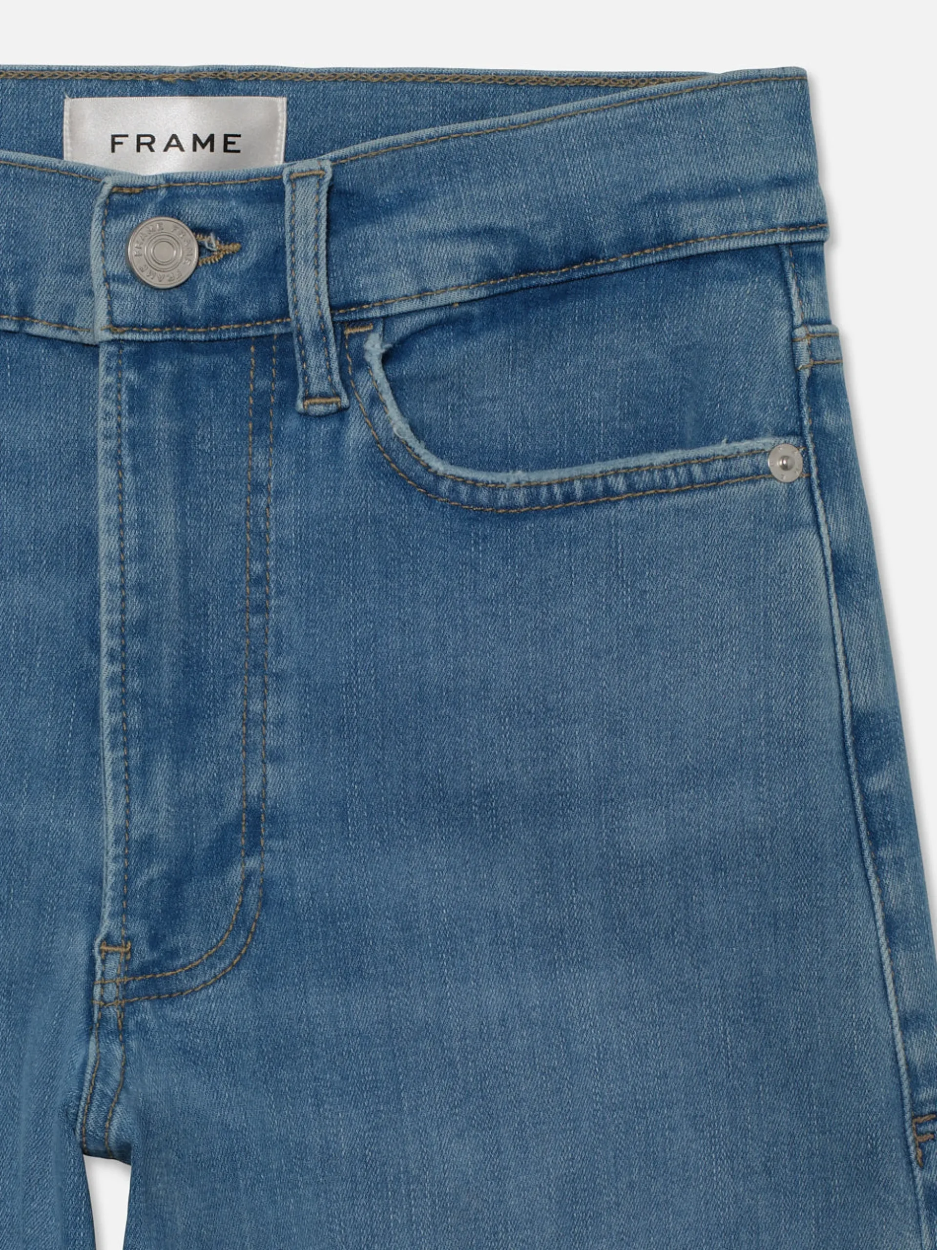 Le Slim Palazzo Raw Fray in Clearwater