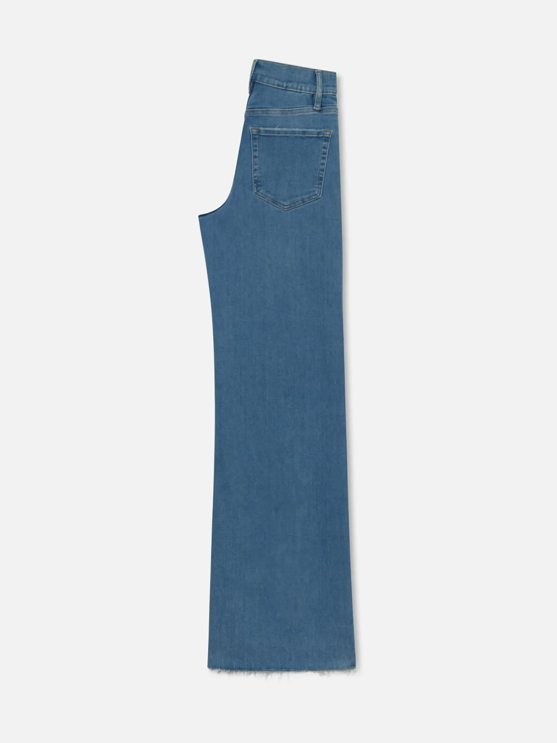 Le Slim Palazzo Raw Fray in Clearwater