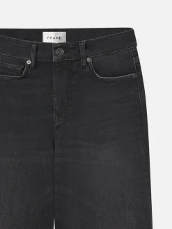 Le Slim Palazzo Raw Fray in Claudius