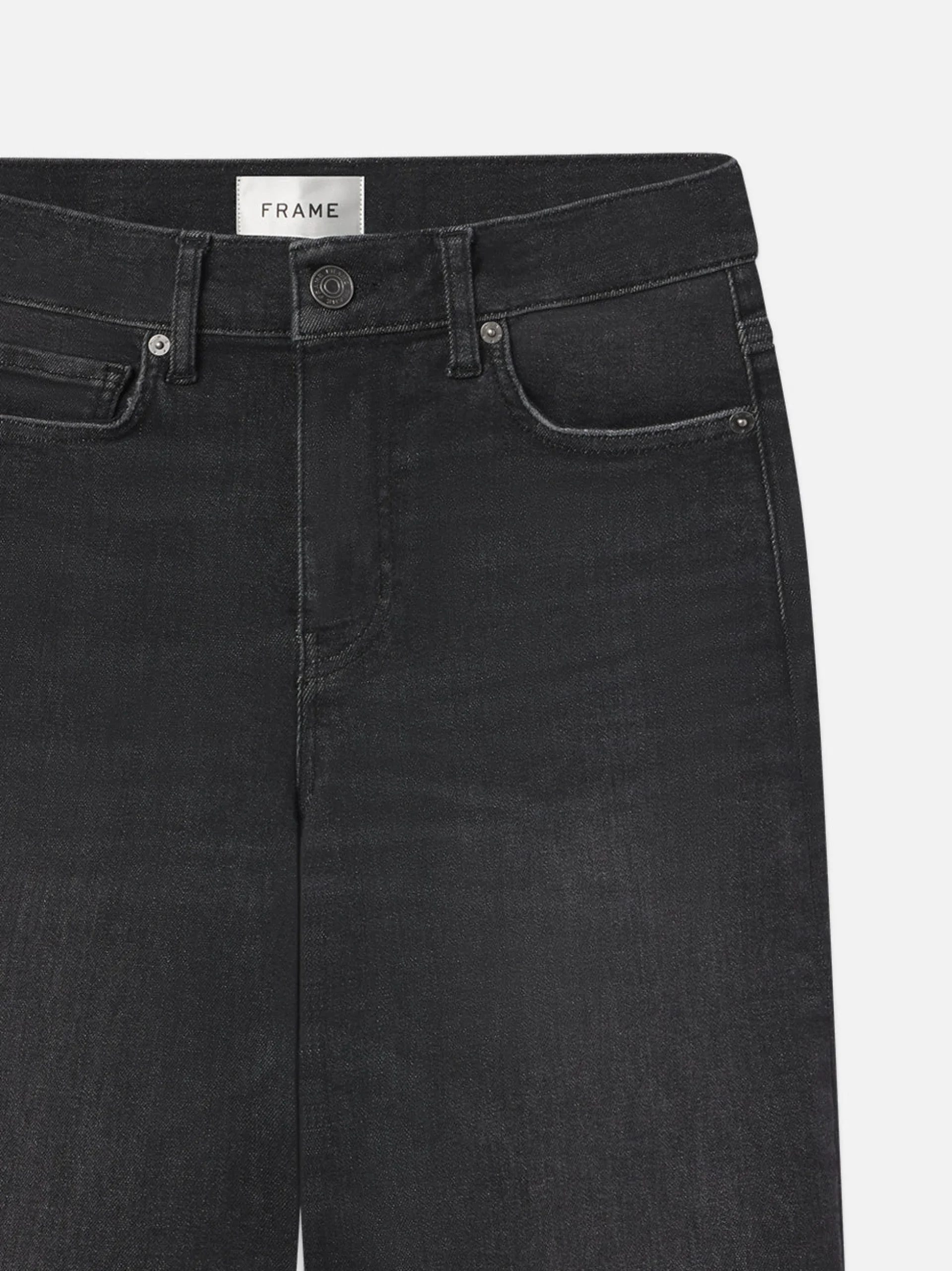 Le Slim Palazzo Raw Fray in Claudius