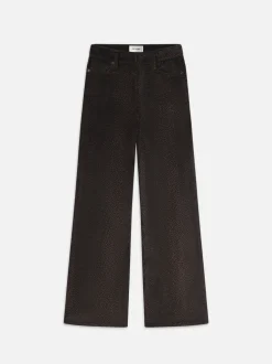 Le Slim Palazzo Velveteen in Panthera