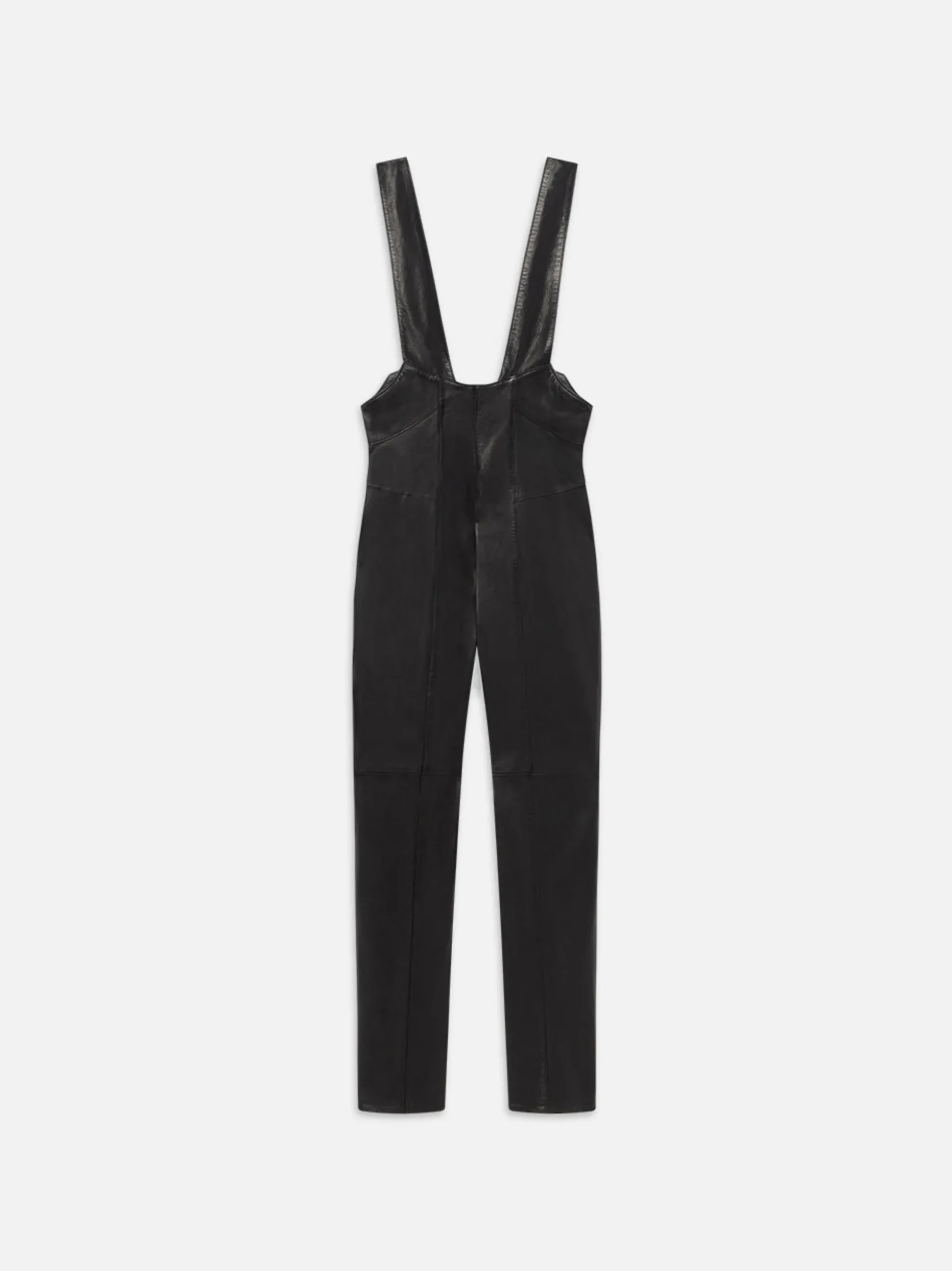 Leather Overall in Black