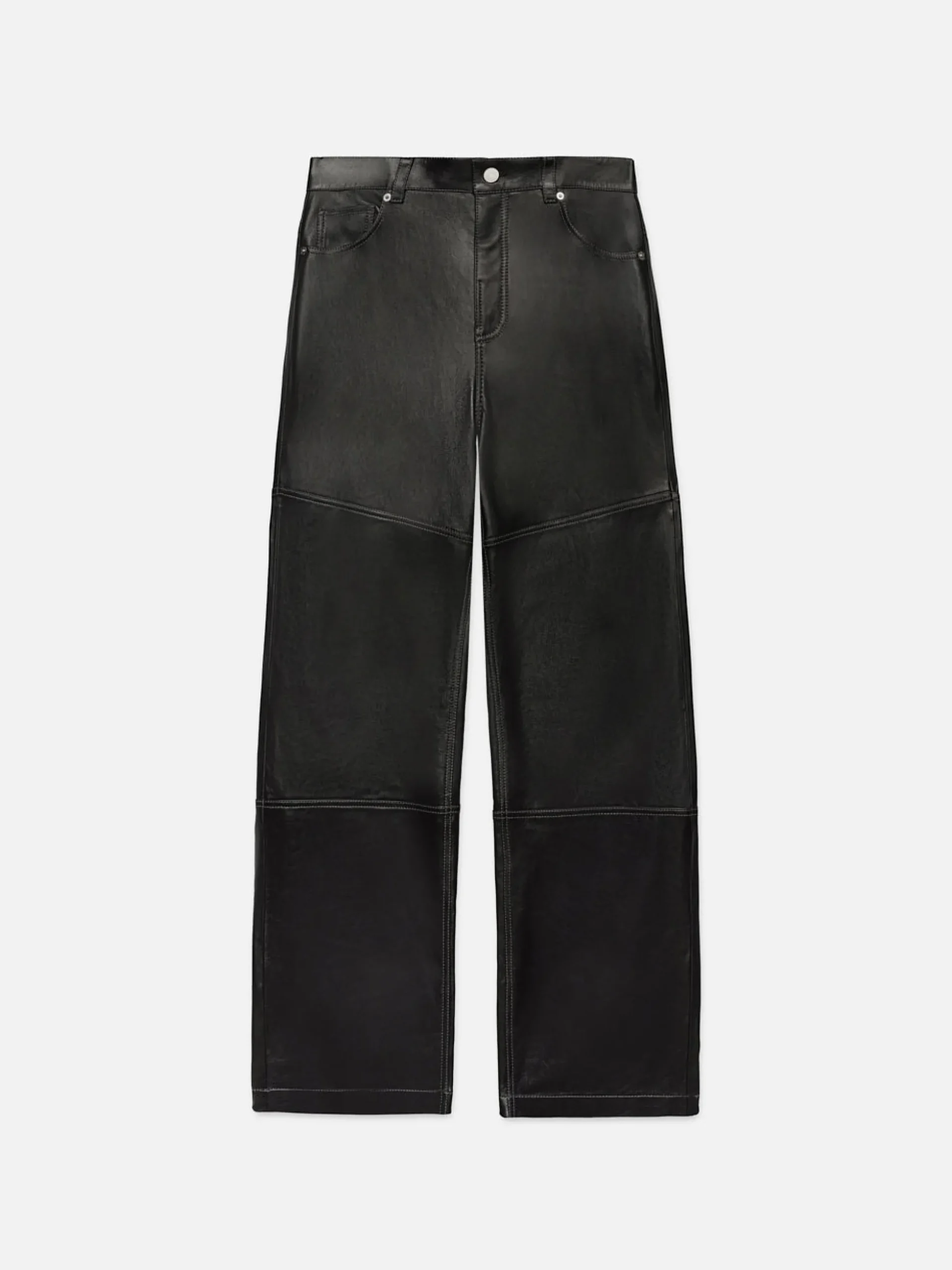 Leather Trouser in Black