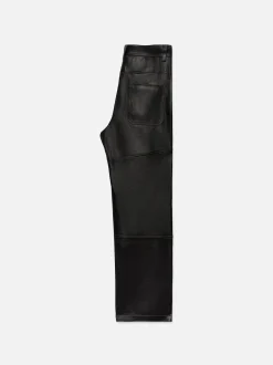 Leather Trouser in Black