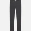 L'Homme Slim Brushed Twill in Slate Gray