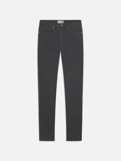 L'Homme Slim Brushed Twill in Slate Gray