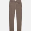 L'Homme Slim Brushed Twill in Dusty Grey