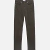 L'Homme Slim Brushed Twill in Mocha