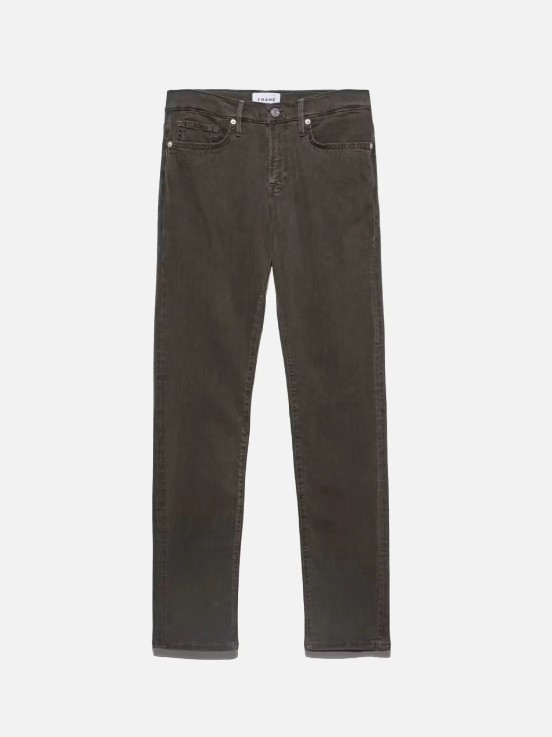 L'Homme Slim Brushed Twill in Mocha