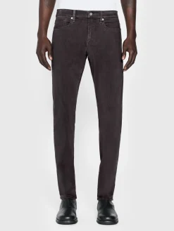 L'Homme Slim Brushed Twill in Slate Gray