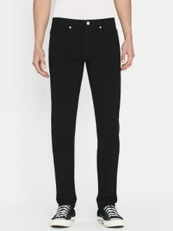 L'Homme Slim Brushed Twill in Noir