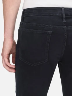 L'Homme Slim Brushed Twill in Navy