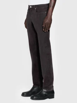 L'Homme Slim Brushed Twill in Slate Gray