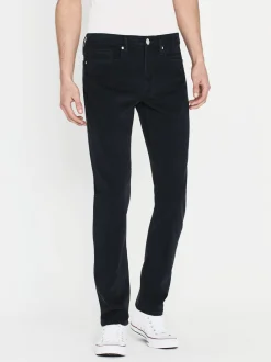 L'Homme Slim Brushed Twill in Navy