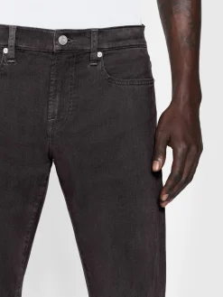 L'Homme Slim Brushed Twill in Slate Gray
