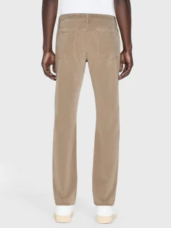 L'Homme Slim Brushed Twill in Dark Khaki