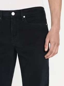 L'Homme Slim Brushed Twill in Navy