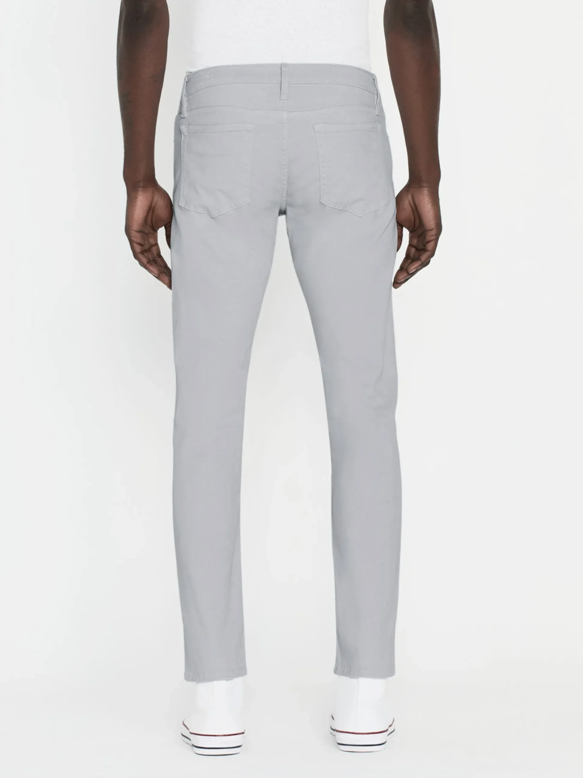 L'Homme Slim Brushed Twill in Ballad Blue