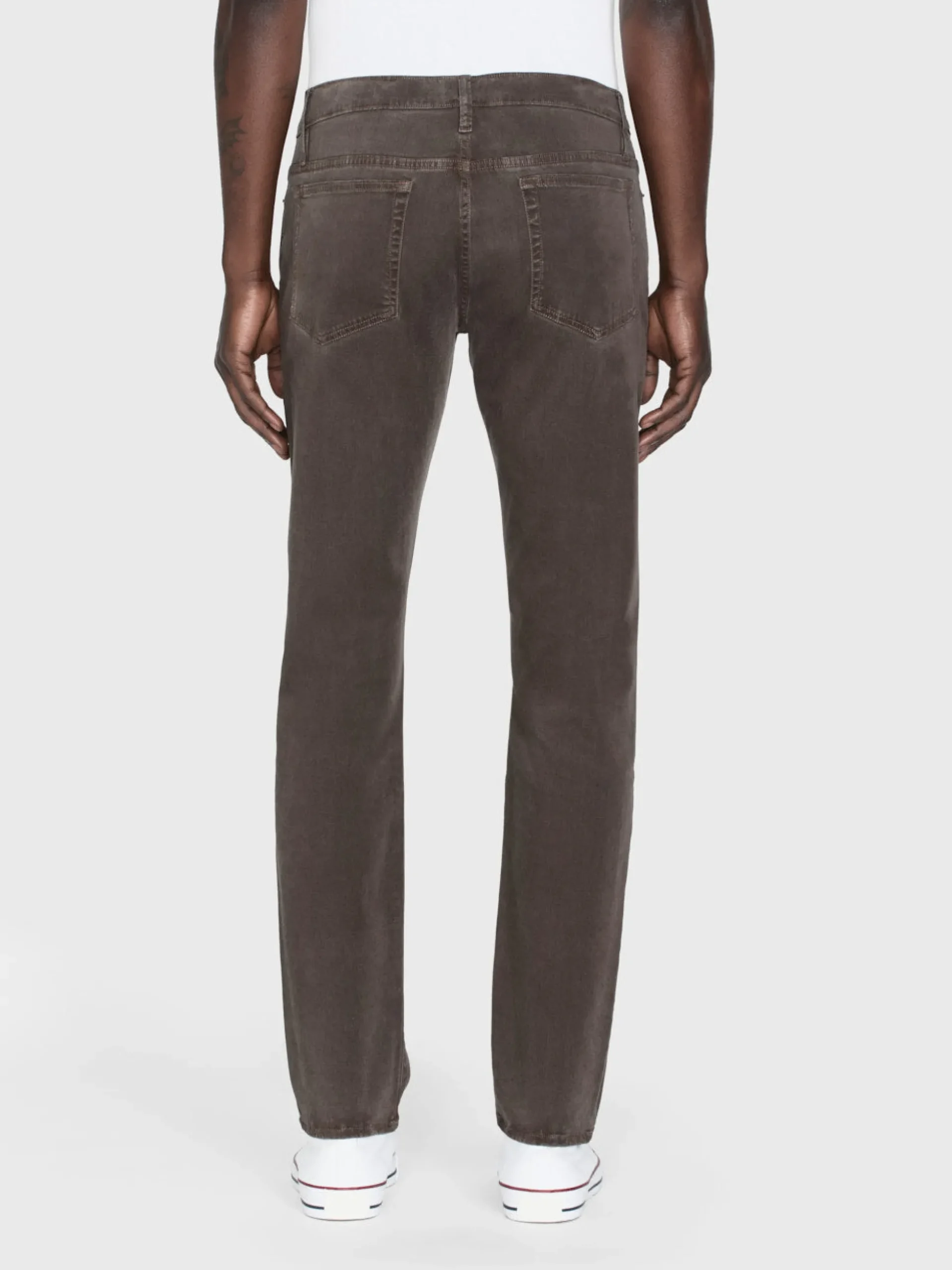 L'Homme Slim Brushed Twill in Mocha
