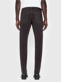 L'Homme Slim Brushed Twill in Slate Gray