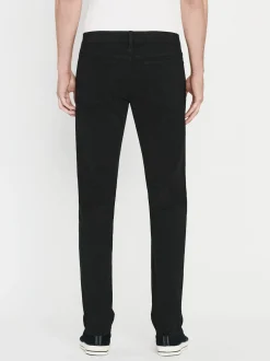 L'Homme Slim Brushed Twill in Noir
