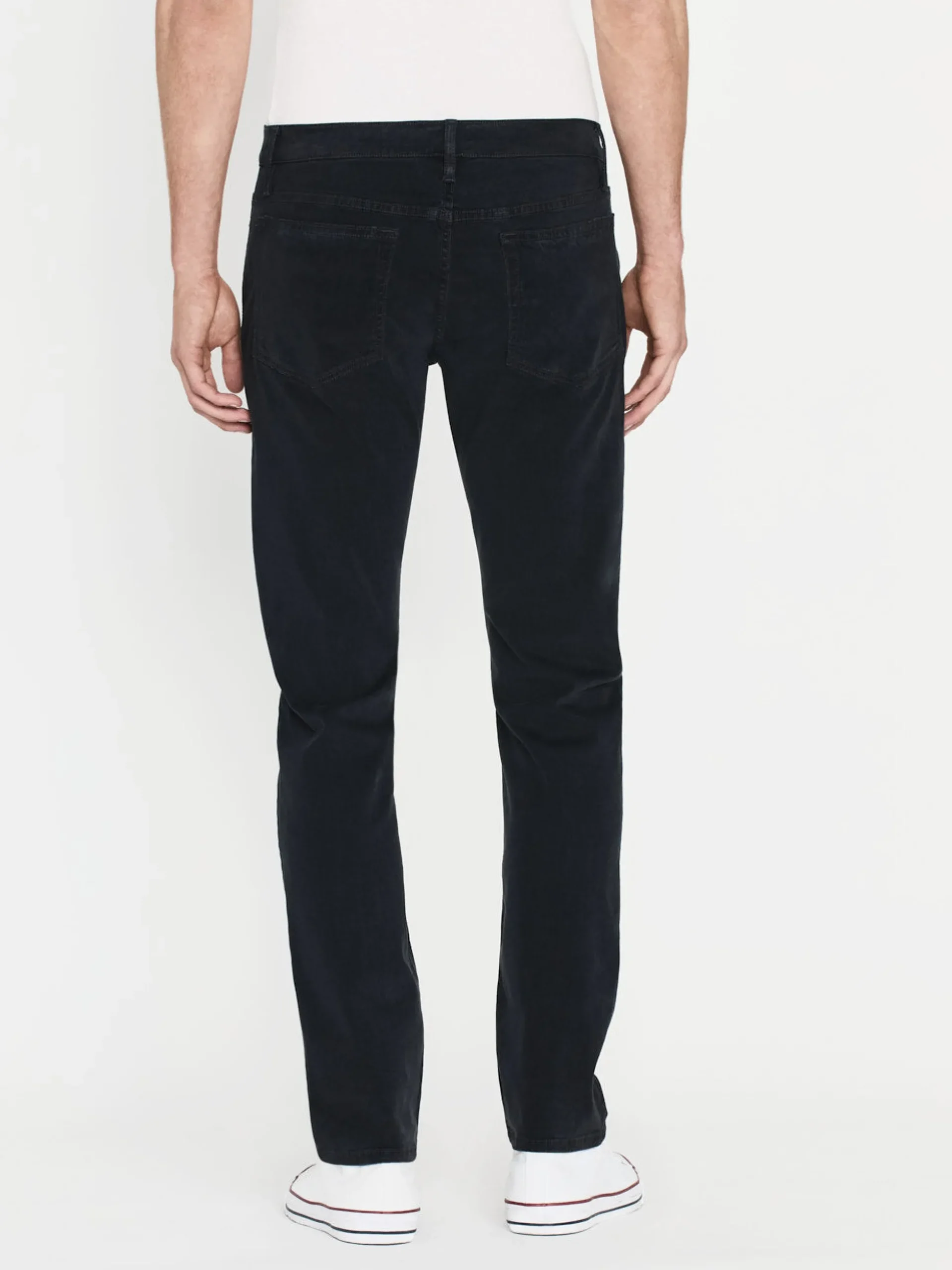 L'Homme Slim Brushed Twill in Navy