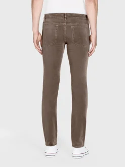 L'Homme Slim Brushed Twill in Dusty Grey