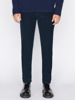 L'Homme Slim Corduroy in Navy