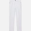 L'Homme Slim Crop in Blanc