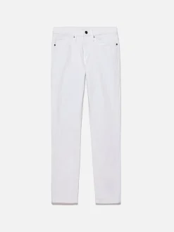 L'Homme Slim Crop in Blanc