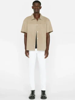 L'Homme Slim Crop in Blanc
