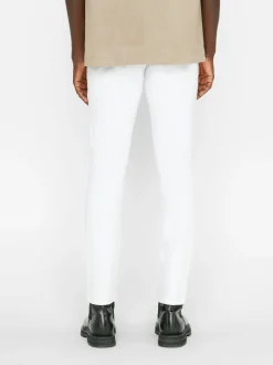 L'Homme Slim Crop in Blanc