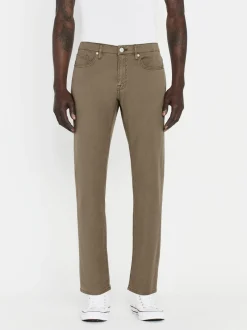 L'Homme Slim Lightweight Twill in Garage Dry Sage