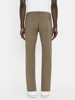 L'Homme Slim Lightweight Twill in Garage Dry Sage
