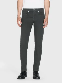 L'Homme Slim Twill in Dark Charcoal